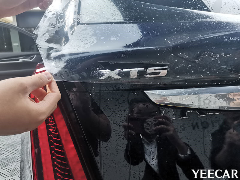 YEECAR授权店凯迪拉克XT5施工隐形车衣过程展示（图七）