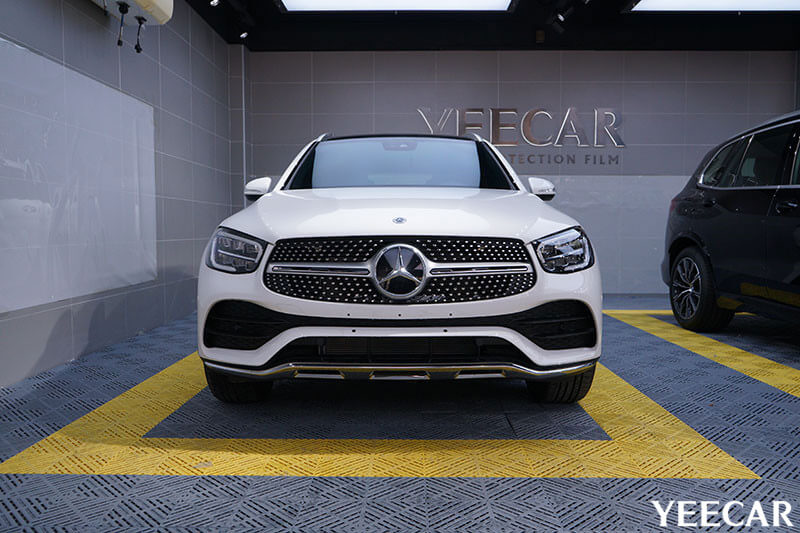 奔驰GLC 300L漆面保护膜施工效果展示（效果图八）