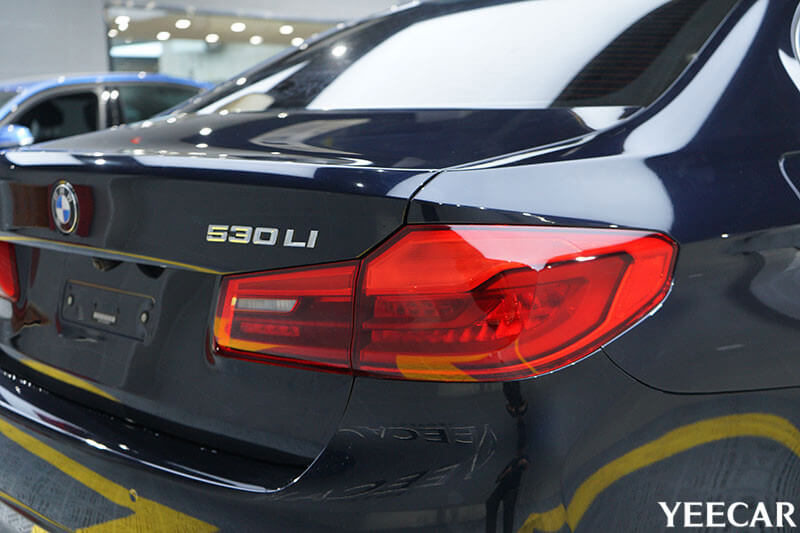 宝马5系隐形车衣施工效果展示（效果图一）