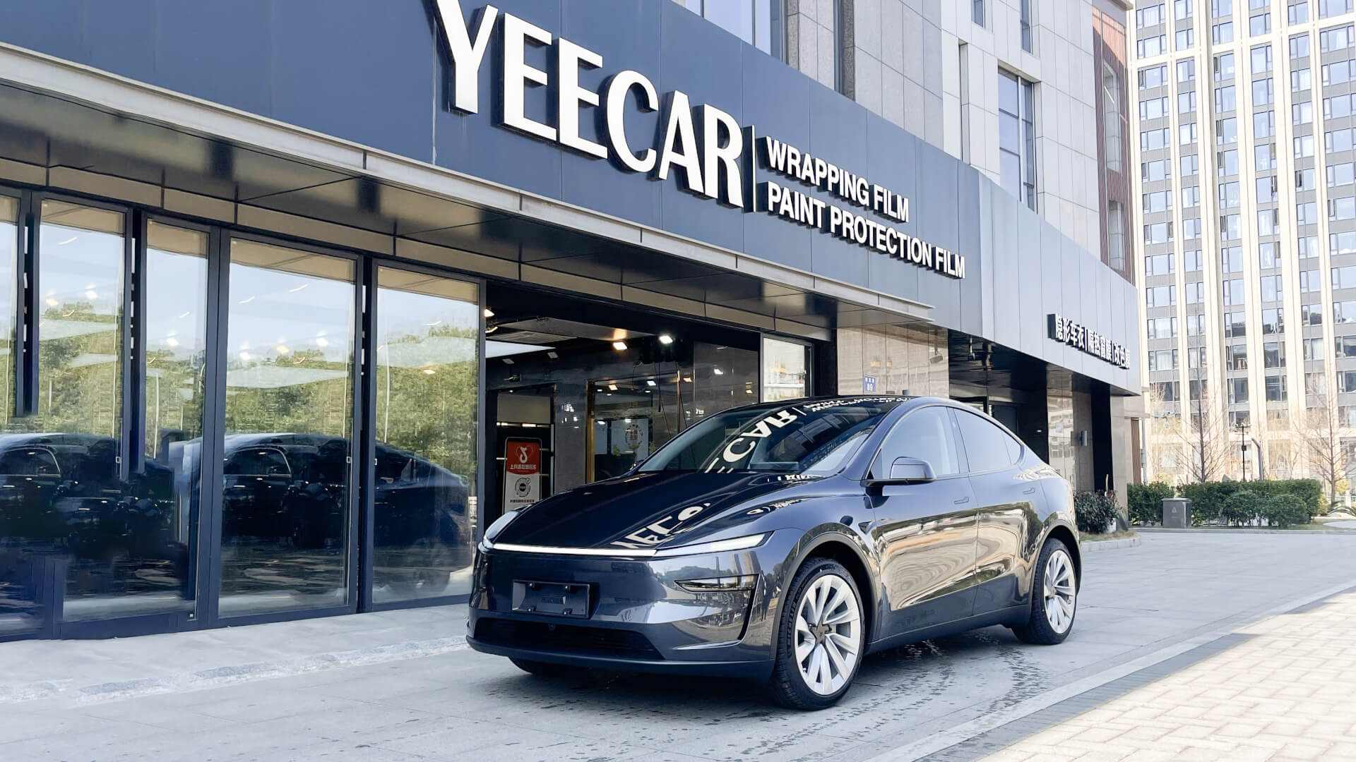 特斯拉ModelY施工艺卡K75隐形车衣