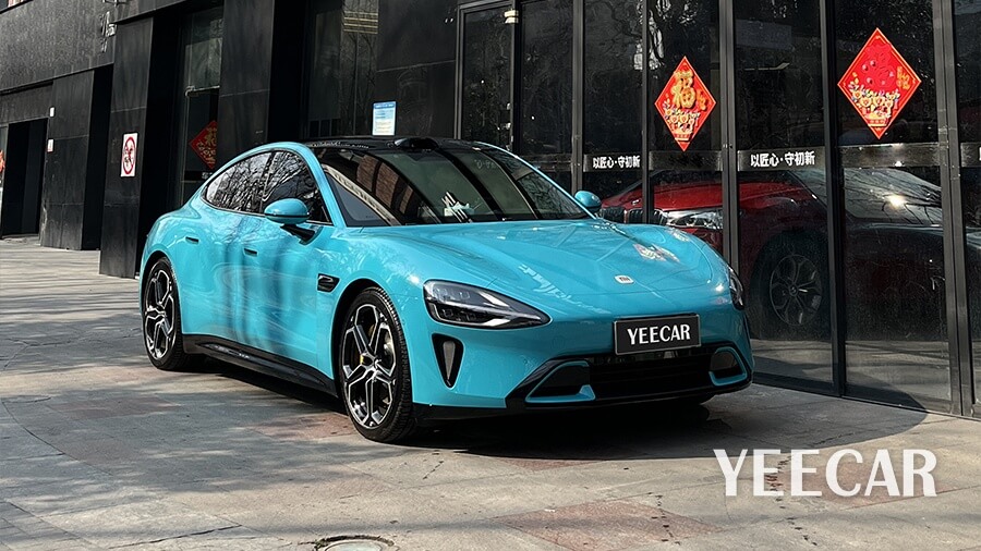 蓝色小米su7施工艺卡K75车衣