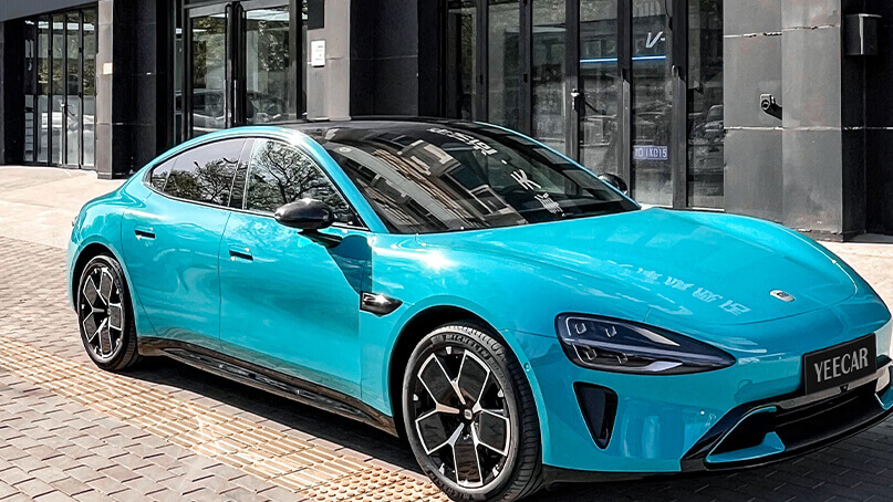 小米SU7天津贴YEECAR隐形车衣G5汽车贴膜案例