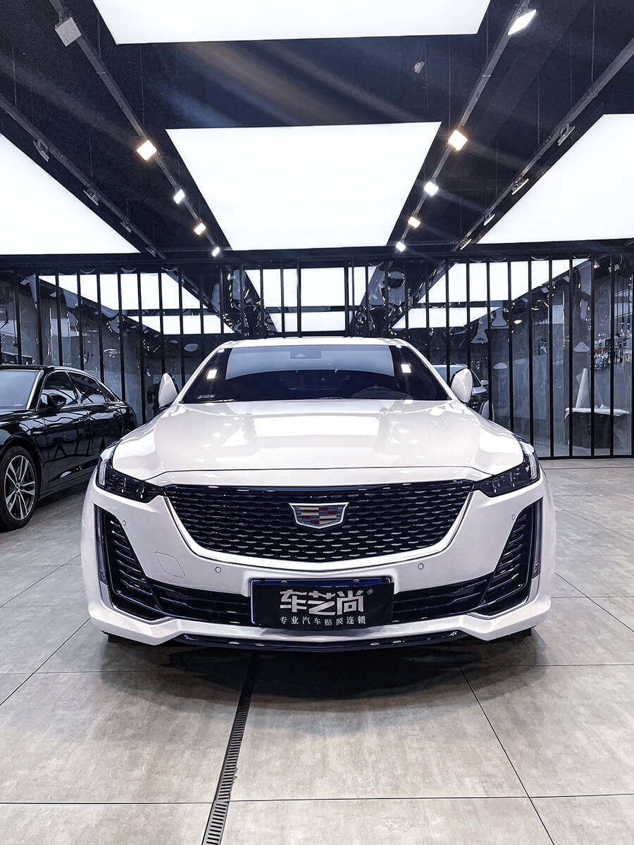 凯迪拉克CT5施工YEECAR G5隐形车衣